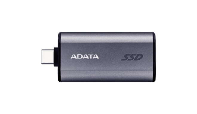 ADATA External SSD SC750 2 TB, External SSD (titanium, USB-C 3.2 Gen 2 (10 Gbit/s))