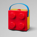 Room Copenhagen LEGO Box with Handle, Storage Box (Red)