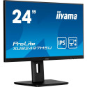 iiyama ProLite XUB2497HSU-B2, LED monitor - 23.8 - black (matt), FullHD, IPS, USB hub, 100Hz panel