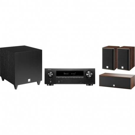 Denon AVR-S 670H + Dali 5.1 Speaker Set Bundle, AV Receiver (black, HEOS Built-In, 8K HDMI, WLAN, Bl