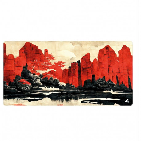 Sharkoon SKILLER SGP40 D11 Gaming Mouse Pad (Red/Multicolor)