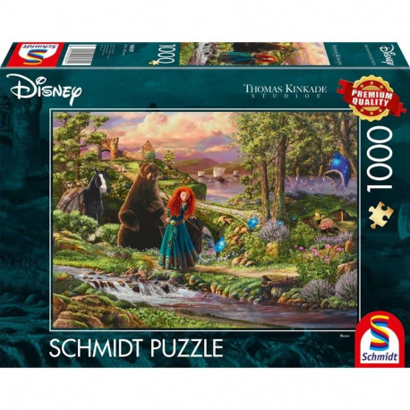 Thomas Kinkade Studios pusle Disney Dreams collection Brave Merida Highlandsi legendid (1000 Teile)