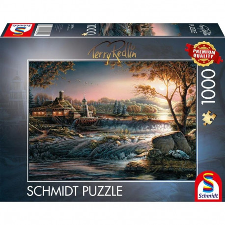 Terry Redlin 1000-osaline pusle valgused metsikus looduses