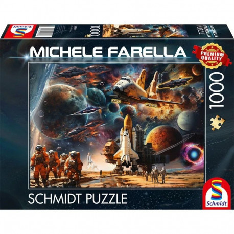 Michele Farella: Faszination Raumfahrt - Reise in ferne Galaxien (1000 Teile)