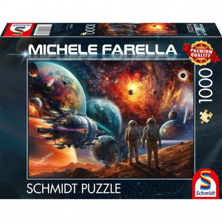 Michele Farella pusle kosmiline värviküllus - reis kosmosesse (1000 Teile)