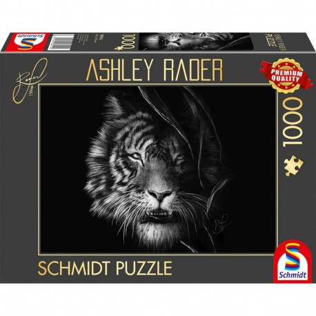 Schmidt Spiele Ashley Rader: Wilderness - Tiger, In the Sign of Freedom, Puzzle (1000 pieces)