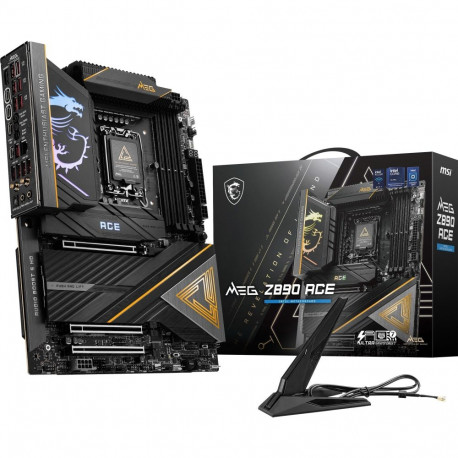 MEG emaplaat Z890 ACE, must/kuldkollane