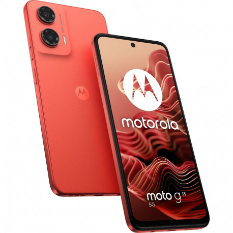 Motorola moto g35 - 6.72 - 5G 128GB, mobile phone (Guava Red, synthetic leather, Android 14, 4 GB)