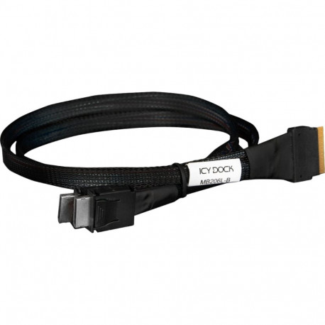 kaabel SlimSAS x8 SFF-8654 > 2x OCuLink x4 SFF-8611 50cm, must