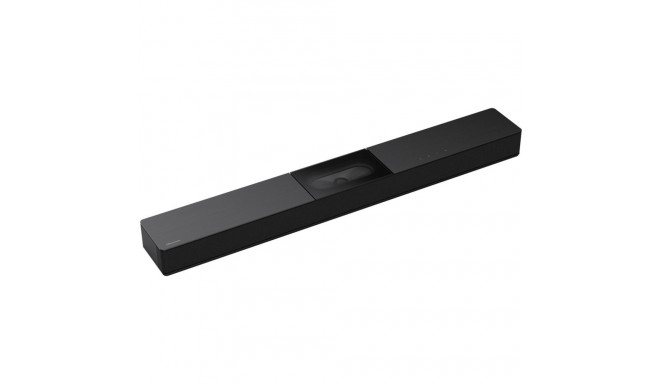 Heliriba HS2000 Bluetooth-, HDMI- ja USB-ühendusega integreeritud subwooferiga, must