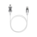goobay Ethernet adapter cable USB-C 3.2 Gen2 > RJ-45, Slim (white, 1 meter)