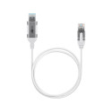 goobay Ethernet adapter cable USB-A 3.2 Gen1 > RJ-45, Slim (white, 2 meters)
