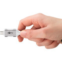 goobay Ethernet adapter cable USB-C 3.2 Gen2 > RJ-45, Slim (white, 3 meters)