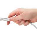 goobay Ethernet adapter cable USB-A 3.2 Gen1 > RJ-45, Slim (white, 1 meter)