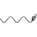 goobay Ethernet adapter cable USB-A 3.2 Gen1 > RJ-45, Slim (black/gray, 1 meter)