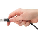 goobay Ethernet adapter cable USB-A 3.2 Gen1 > RJ-45, Slim (black/gray, 1 meter)