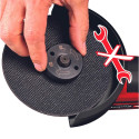 Einhell Professional Cordless Angle Grinder TP-AG 18/125 CE Q Li - Solo, 18Volt (red/black, without 