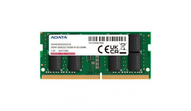 ADATA DDR4 - 16GB - 3200 - CL - 22, Single RAM (black, GD4S3200316G-SMI, Gold Tray)