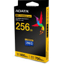 ADATA Premier Extreme microSDXC 256 GB, memory card (blue/yellow, SD Express, UHS-I U3, Class 10, V3