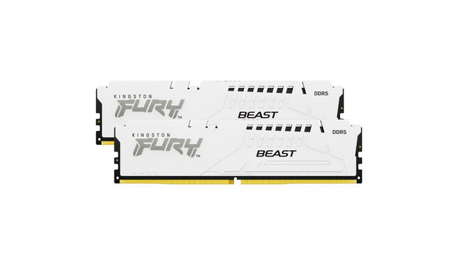 Kingston FURY DDR5 - 32GB - 6800 - CL - 34 (2x 16 GB) dual kit, memory (white, KF568C34BWEK2-32, FUR