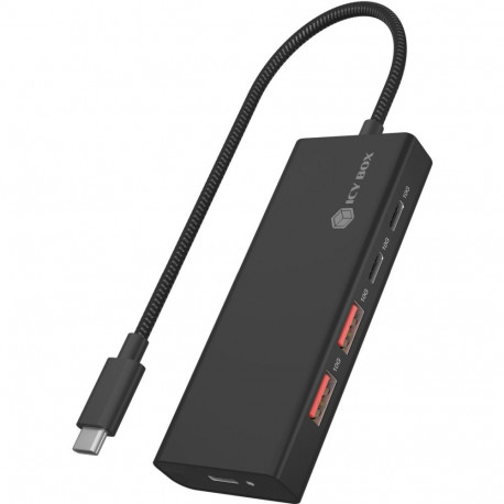 ICY BOX IB-HUB1436-CPD 4-Port USB 3.2 Gen 2, USB hub (black)