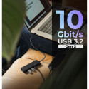 ICY BOX IB-HUB1436-CPD 4-Port USB 3.2 Gen 2, USB hub (black)
