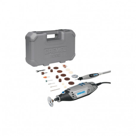 Dremel multi-function tool 3000-1/25 (grey, 130 watts, 25-piece accessories, case)