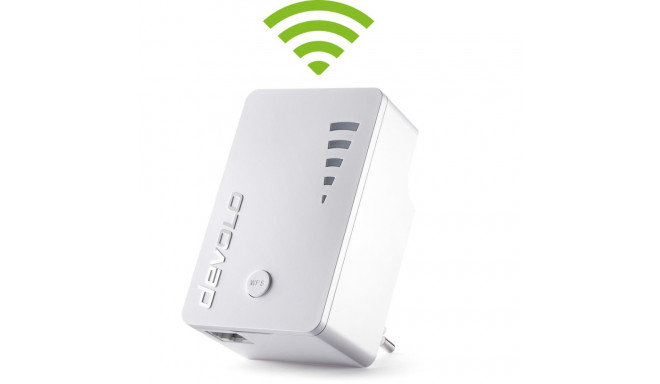 devolo WiFi Repeater ac (1200Mbit, 1x GLAN, WPS/WPA2, amplifier)