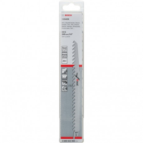 Säbelsägeblatt S 1542 K Top for Wood, 25 Stück (Länge 240mm)