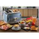 Ariete Vintage 4-slot toaster 156 (light blue, 1,600 watts, for 4 slices of toast)