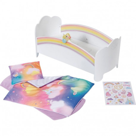 ZAPF Creation BABY born Rainbow Bed, Doll Furniture