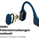 Shokz OpenRun, headphones (blue, Eclipse Blue, Bluetooth, charging via USB-C)