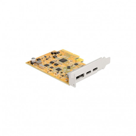 PCIe x4 kaart 1x väline USB-C 10Gbit/s B + 1x väline USB-C DP Alt Mode