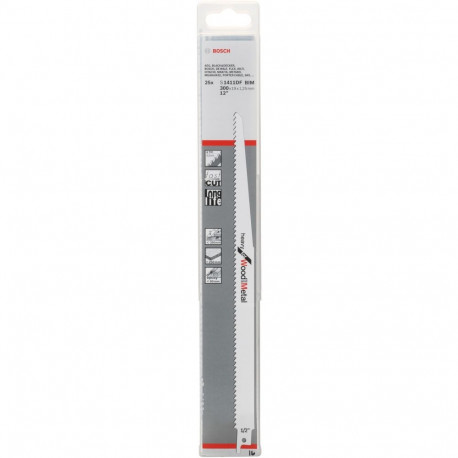 Sabelsae terad S 1411 DF Heavy puidu ja metalli jaoks 25tk (300mm)