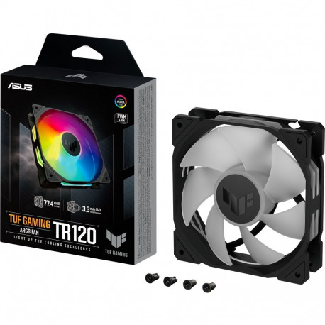 TUF GAMING TR120 ARGB (schwarz/transparent, 120 mm)