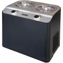 Unold ice cream maker Doppio Nero (black, for 2x 1,200ml ice cream, 250 watt compressor)