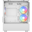Aerocool Viewport Mini V2 ARGB, Tower Case (White, Tempered Glass x 2)