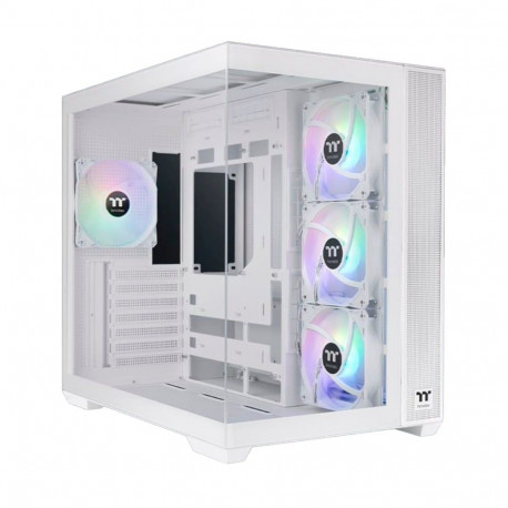 View 380 TG ARGB Snow  (weiß, Tempered Glass x 2)