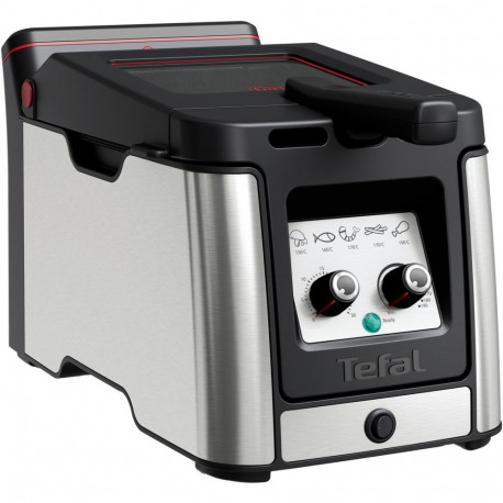 Clear Duo fritüür FR600D 2000W õlipaak 3,5l, roostevaba teras/must