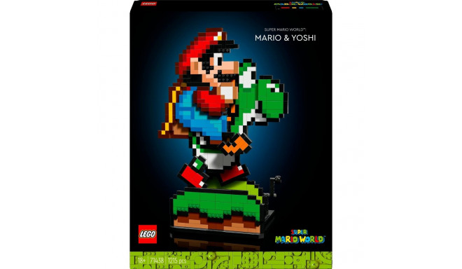 LEGO 71438 Super Mario World: Mario & Yoshi, construction toy