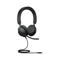 Jabra Evolve2 40 SE, headset (black, stereo, USB-C, MS)