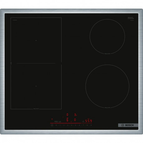 pliidiplaat PVS64RHB1E Serie 6 autarkne 60cm, must/roostevaba teras