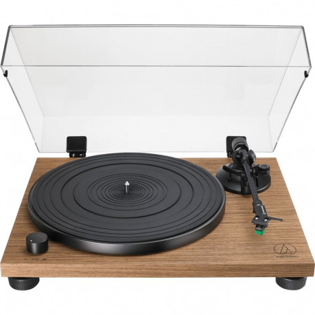 Audio-Technica AT-LPW40WN, record player (black/wood, integrated phono preamplifier, manual operatio