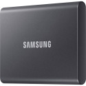 SAMSUNG Portable SSD T7 4 TB, external SSD (gray, USB-C 3.2 Gen 2 (10 Gbit/s), external)