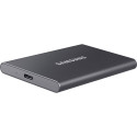 SAMSUNG Portable SSD T7 4 TB, external SSD (gray, USB-C 3.2 Gen 2 (10 Gbit/s), external)