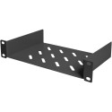 Digitus network set 254 mm (10") - 6HE, 312 x 300 mm (W x D), IT cabinet (black, incl. 6HE wall hous