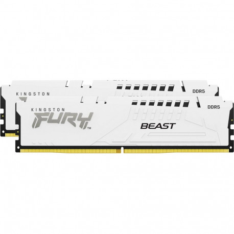 DIMM 64 GB DDR5-6000 (2x 32 GB) Dual-Kit (weiß, KF560C30BWEK2-64, Fury Beast, INTEL XMP, AMD EXPO)