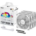 ASUS TUF GAMING TR120 ARGB, case fan (white/transparent, 3-pack) ASUS TUF GAMING TR120 ARGB, case fan (white/transparent, 3-pack)