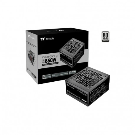 Thermaltake Toughpower SFX Platinum 850W, PC power supply (black, 1x 12VHPWR, 2x PCIe, cable managem
