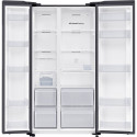 SAMSUNG RS62DG5003B1EF, Side-by-Side (stainless steel (dark), AI Energy Mode, All-round Cooling, Twi